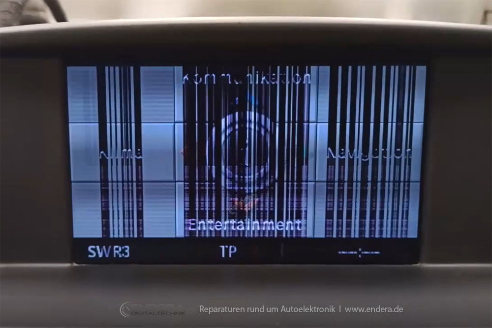 Navigation Displayfehler Reparatur BMW X5 (E70)